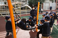 新しい遊具-伸びる会幼稚園