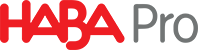室内遊具メーカーHABA（ハバ社）ロゴ