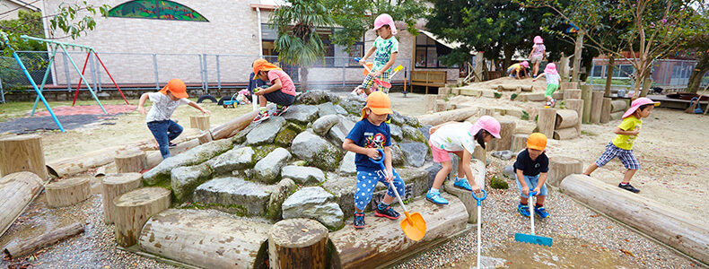 円乗寺保育園の園庭導入事例